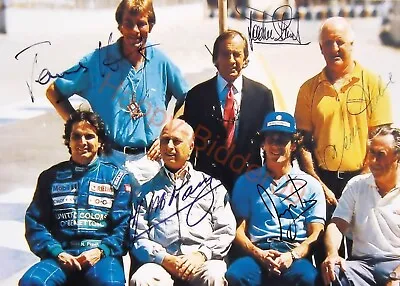 James Hunt Ayrton Senna Jackie Steward F1 Champions Beautiful 7X5 Photo • £5.99