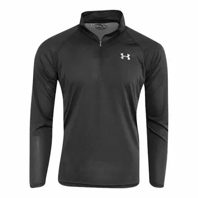 Men's UA Under Armour 1/2 Zip Tech Muscle Pullover Long Sleeve New With Tags • $29.51