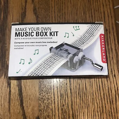 Kikkerland Make Your Own Music Box Kit - Brand New • $19.60