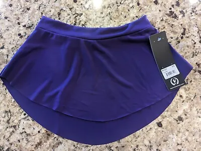 Eurotard Womens High Low Pull On Mini Ballet Skirt 06121 Purple Size XS • $23.95