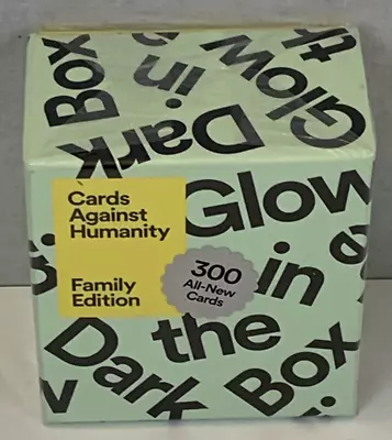 Cards Against Humanity Family Edition Glow In The Dark Box Card Game New Sealed • $44.06