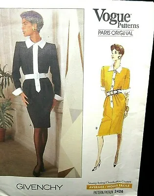 Vogue Paris Original Pattern 2426 Givenchy Size 14-16-18 • $40