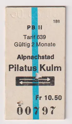 $3.99 • Buy Switzerland      -    Pilatus  Kulm      Cog  Wheel  Railway     1988 ?