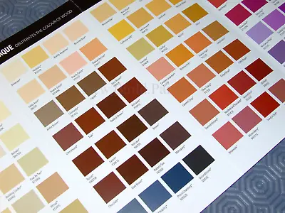 Sadolin Wood Protection Colour Paint Chart Guide - Superdec & Classic Colours • £3.29