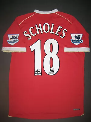 2006-2007 Nike Manchester United Paul Scholes Short Sleeve Jersey Shirt Kit • $289.99