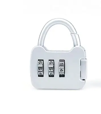 Plastic Number Digit Combination Locker Padlock Luggage Locks 4 X 2.5 Cm • £2.99