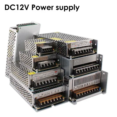 DC 12V 5A To 50A Amp 110V 220V Power Supply LED Strip Light 12V - AC 110 - 220 • $21.99