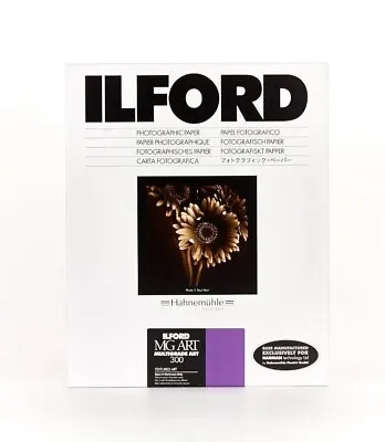 Ilford Multigrade ART 300 B&W Darkroom Paper 9.5x12  (24x30.5cm ) - 30 Sheets • £87.32