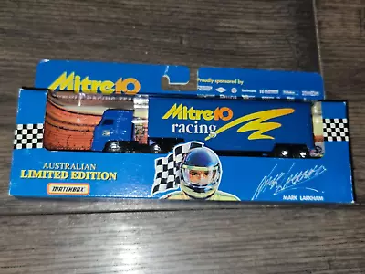 1992 Matchbox MITRE 10 Mark Larkam Brabham Racing Truck Diecast Car MIB • $29.99