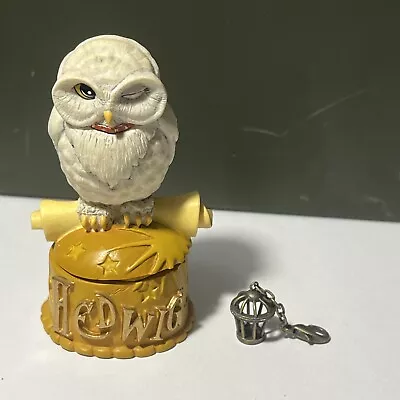 Vintage 2000 Harry Potter Dept 56 Secret Box Hedwig The Owl Charm & Figure • $7.99