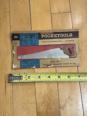 Vgt. Pocketools By Marx Collector's Series Hand Saw Miniature No. 1258 USA MADE • $5.99