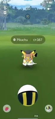 Pokémon Go New New Pikachu Costume Ph.D  - T R A D E Go • $43.99