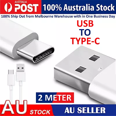 2M USB To Type C Charger Cable 5A Fast Charging Data Cord For Samsung IPhone 15 • $6.66