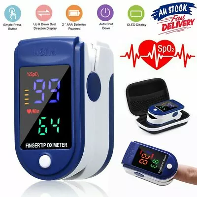 Professional Finger Pulse Oximeter Blood Oxygen Saturation Monitor Heart Rate • $8.68