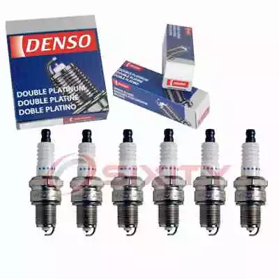 6 Pc Denso Platinum Long Life Spark Plugs For 1977-1980 Mercedes-Benz 280SE Zw • $46.69