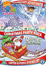 £1 • Buy Dora The Explorer Christmas Party Pack 2 DVD Activity Poster New Sealed KID FUN 