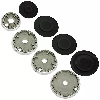 £20.12 • Buy CDA Oven Cooker Gas Hob Burner Flame Cap & Crown Kit Small Medium Large