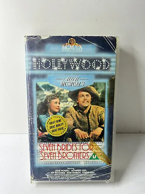 Hollywood MGM Musicals - Seven Brides For Seven Brothers VHS Video Cassette Tape • £7.99