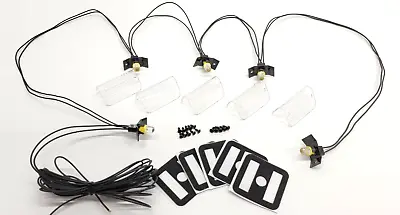 Clear Lund Sun Moon Cab Visor Lens Kit Lenses / Gaskets & LED Wiring Harness • $149.95