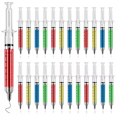 Multi-Color Syringe Pen Writes In Black InkNurse Pens Imaginary Doctor Play... • $11.99