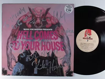 HELL COMES TO YOUR HOUSE Various Artists MFN30 LP VG+ Uk Autographed Metallica N • $8