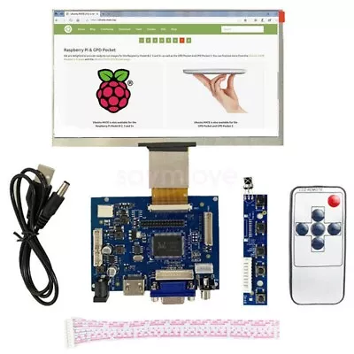 9 Inch LCD Screen Display Monitor For Raspberry Pi + Driver Board HDMI/VGA/2AV • $28