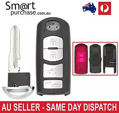 $25.89 • Buy Remote Control Mazda 3 CX5 CX9 Car Key Cover Shell Case Fob Housing 4 Button W