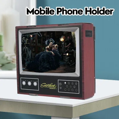 £8.29 • Buy Retro TV Mobile Phone Holder Screen Magnifier Amplifier Stand Bracket HD FT