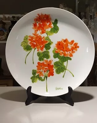 Geraniums Vera For Mikasa L1058 12 1/8  Chop Plate 3 - Available • $35