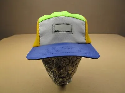 Rosin Cap Hat Buckle Back Men Adjustable Clip Neon Blue 5 Panel Colorful Urban • $7.01