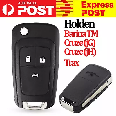 3 Button Remote Flip Key Blank Shell Case Cover For Holden Barina Cruze Trax AU • $11.39