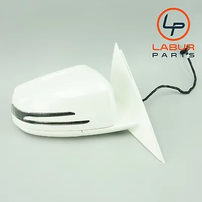 +c1498 W221 Mercedes 10-13 S Class Front Right Door Side View Mirror White • $321.99