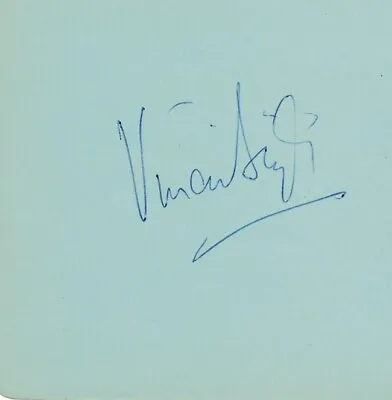 Vivien Leigh- Vintage Signed Album Page • $400