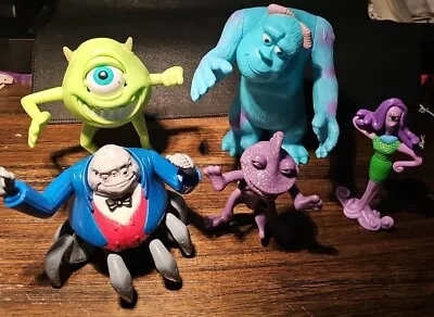 2001 McDonalds Disney Monsters Inc Happy Meal Toys Lot Of 10 Loose Figures • $11.50