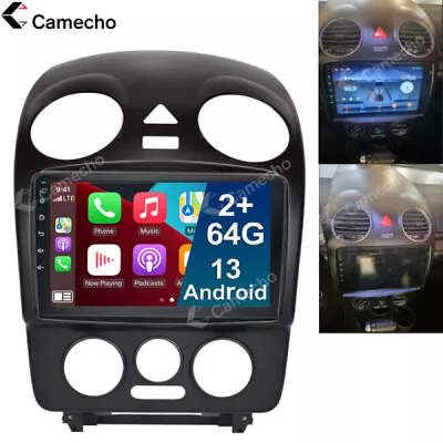 64G For VW Beetle 2004-10 Android 13 Apple Carplay Car Radio Stereo GPS Navi BT • $129.99