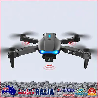 $35.92 • Buy AU Aeroplane USB Charging FPV Drones For Boys Girls (Black 3Battery 2 Camera)