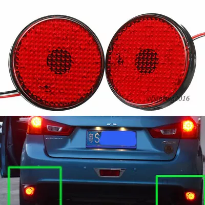 For Mitsubishi ASX/Outlander Sport 13-16 LED Rear Bumper Reflector Brake Lights • $18.99