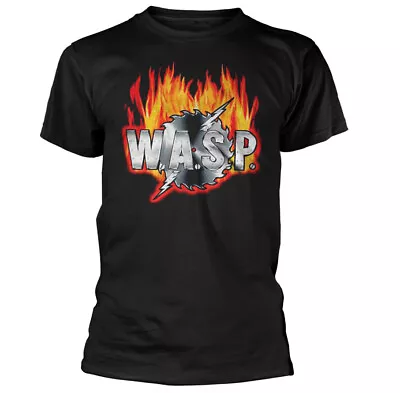 £23.24 • Buy WASP Sawblade Logo Shirt S M L XL XXL Tshirt Heavy Metal Band T-Shirt Official