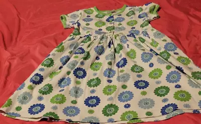 Girls Short-sleeved Hanna Andersson Flowered Dress Size 6X-7 • $12