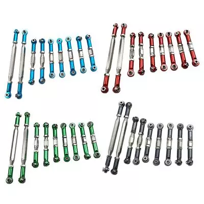 £12.58 • Buy 9pcs RC Turnbuckles Adjustable Turnbuckle Rod Aluminum Linkage Steering Rods For