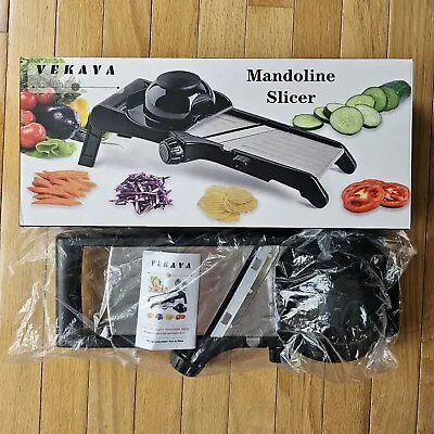 Mandoline Food Slicer Stainless Steel Food Cutter Chopper With Adjustable Blades • $18.66