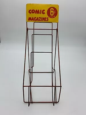 Vintage Comic Book Magazine Metal Rack - Store Display - Rare • $400