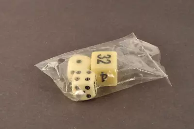 Vintage Sealed Personal Set Of Backgammon Dice 15MM Multiplier 13 MM D6  6 Sided • $12.50