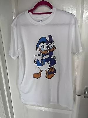 Donal & Daisy Duck T Shirt Size L New Without Tags • £3.45