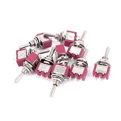Truck ON-OFF-ON 3 Position SPDT Momentary Toggle Switch AC 120V 5A 10Pcs • $13.09