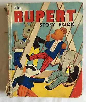 Collectable Original Vintage The Rupert Story Book By Mary Tourtel 1938 • £50