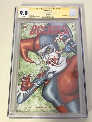 Dceased Harley Quinn 9.8 Sketch Cover Cgc Mcjunkin Original Art April Mega Sale! • $509.52