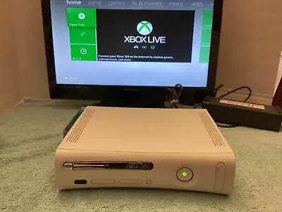 Microsoft Xbox 360 Pro 120GB  White Console Only With HDMI- Parts/Repair • $29.99