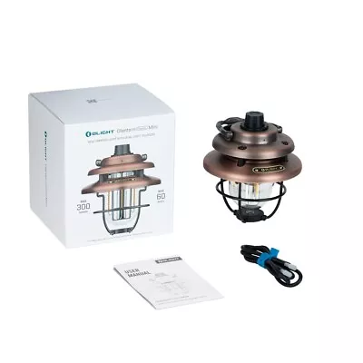 Olight Olantern Classic Mini Vintage Copper Rechargeable Camping Lantern 300 Lu • $59.99