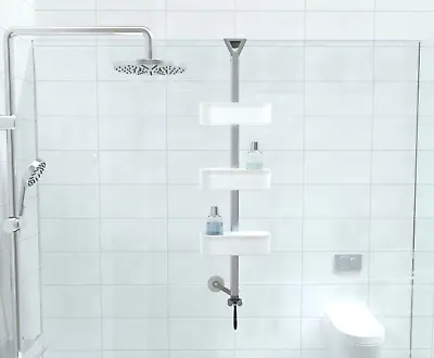 3 Tier Hanging Over Shower Caddy Storage Holder Basket Bathroom Screen • £10